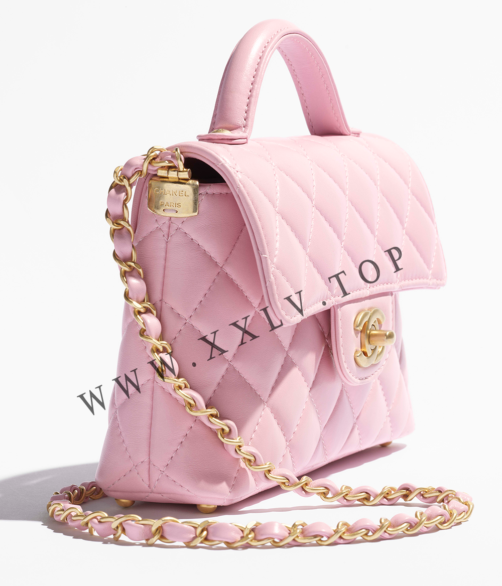 Small Flap Bag with Top Handle - Image 4