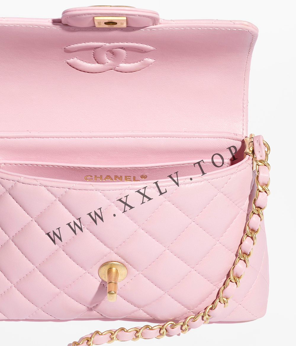 Small Flap Bag with Top Handle - Image 3