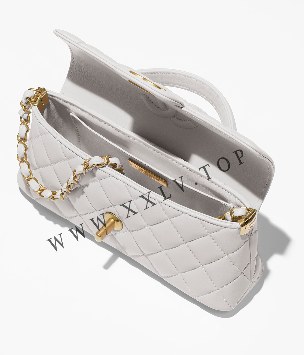 Mini Flap Bag with Top Handle - Image 3