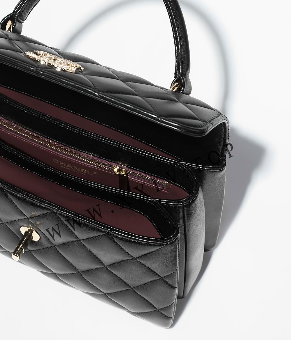 Flap Bag with Top Handle - Image 4