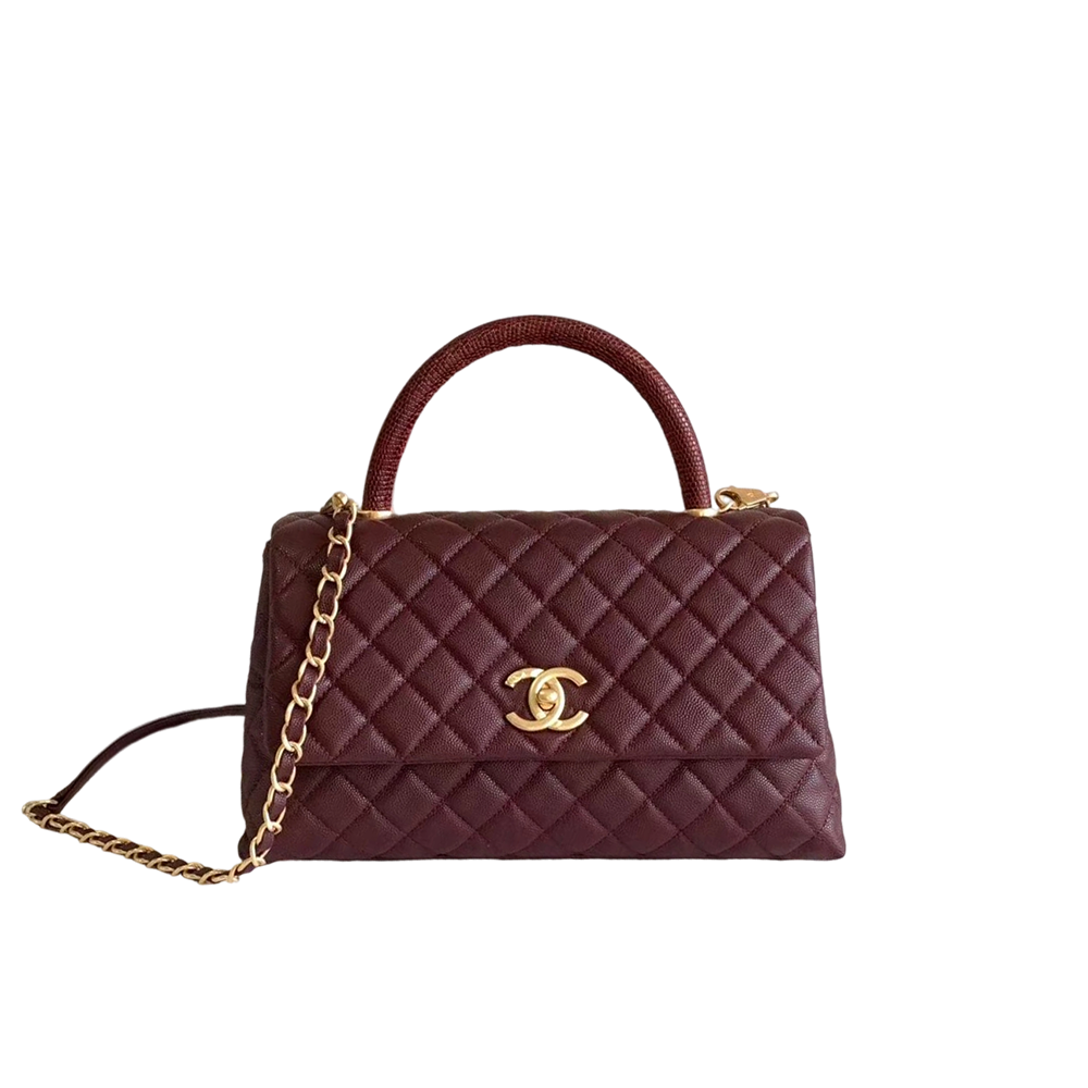 Large Flap Bag with Top Handle