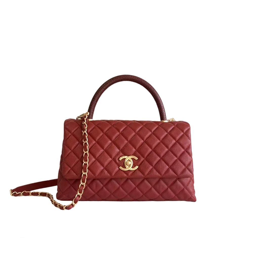 Large Flap Bag with Top Handle
