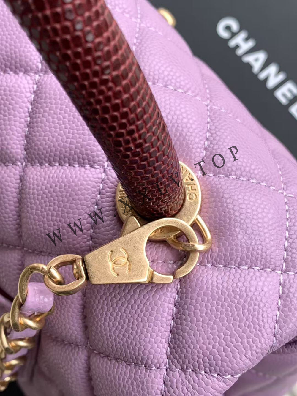 Large Flap Bag with Top Handle - Image 3