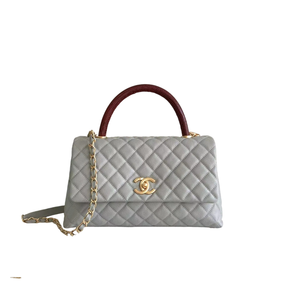 Large Flap Bag with Top Handle