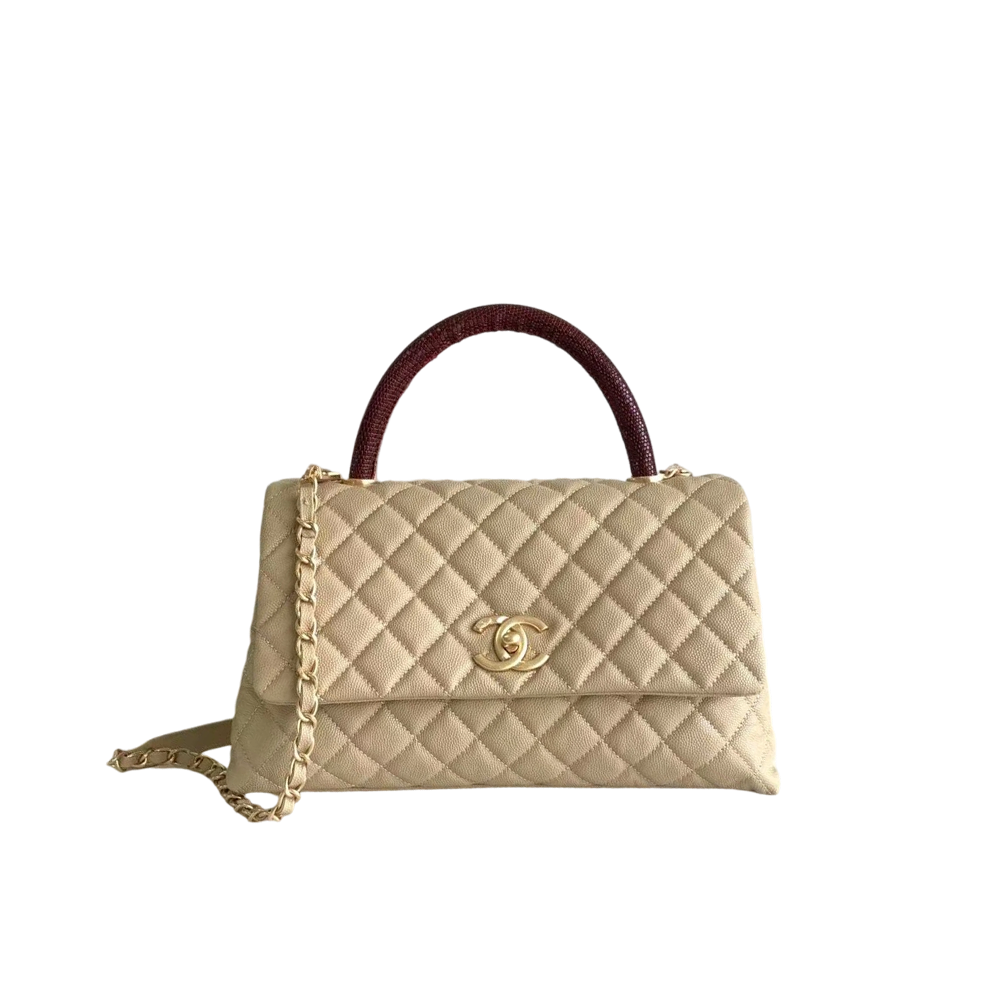 Large Flap Bag with Top Handle