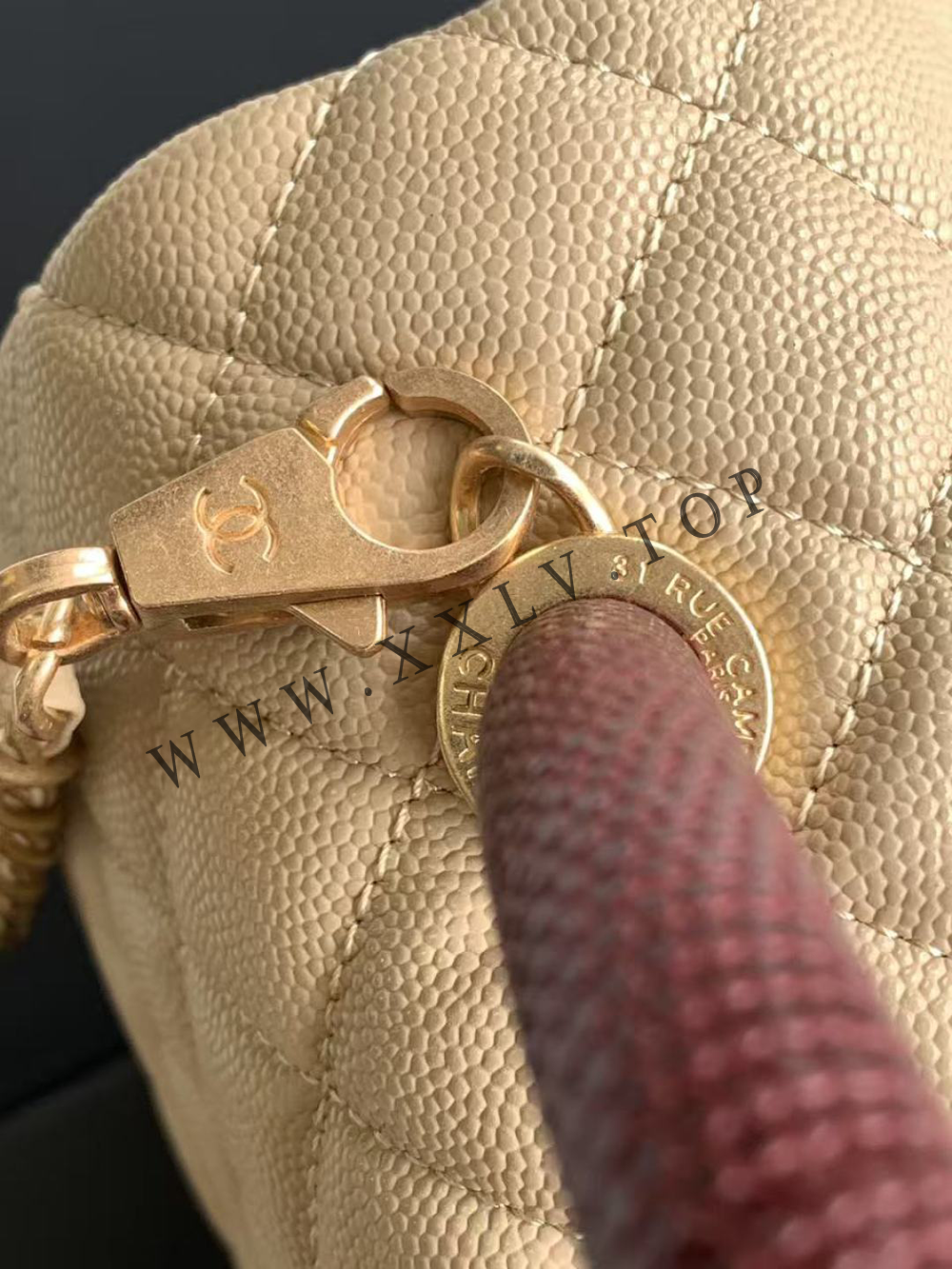 Large Flap Bag with Top Handle - Image 3