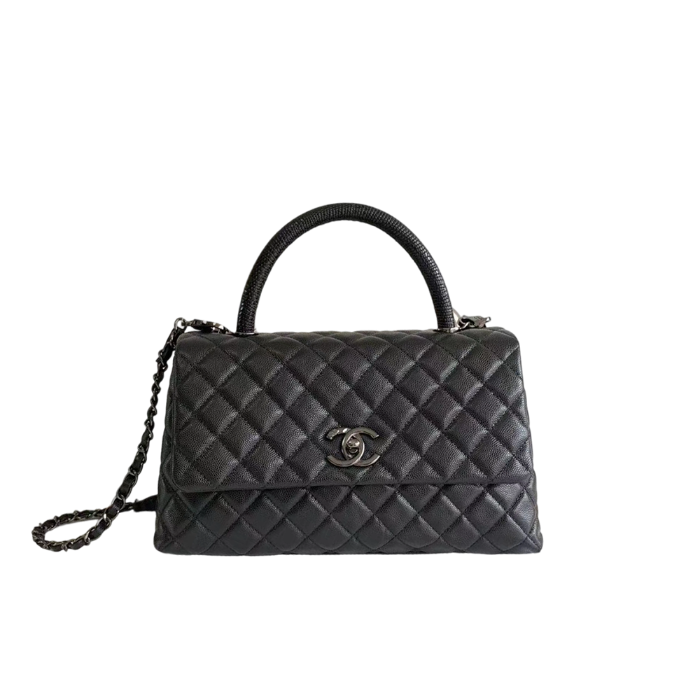 Large Flap Bag with Top Handle