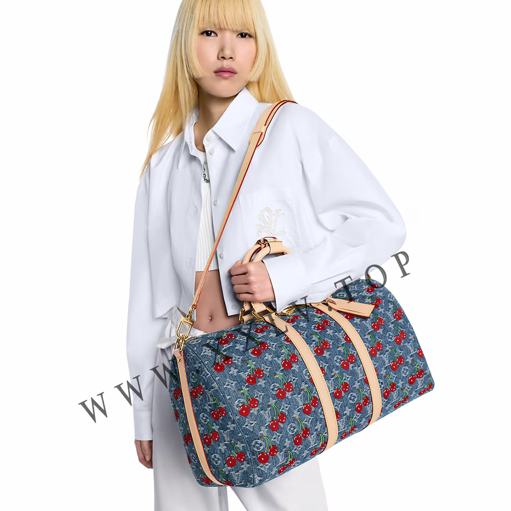 M13875 NEW LV x TM Keepall Bandoulière 45 - Image 6