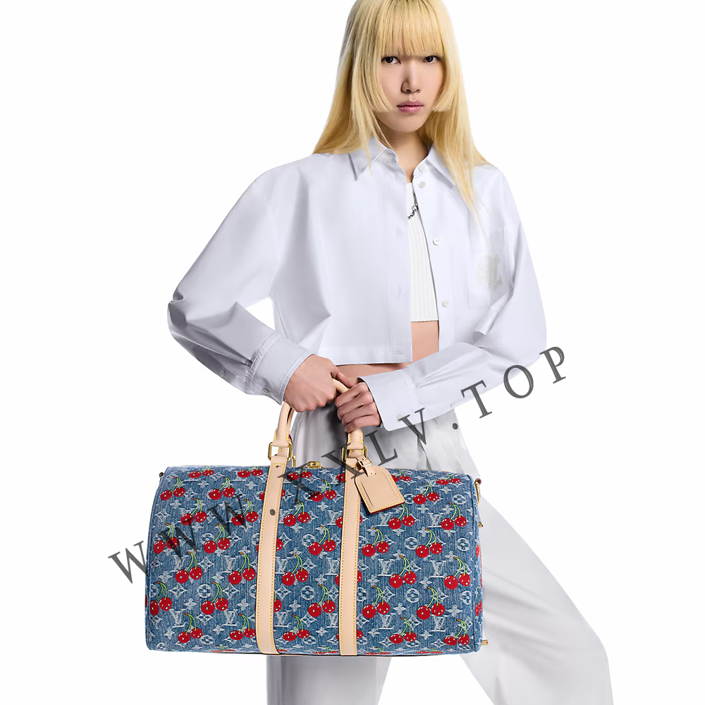M13875 NEW LV x TM Keepall Bandoulière 45 - Image 2