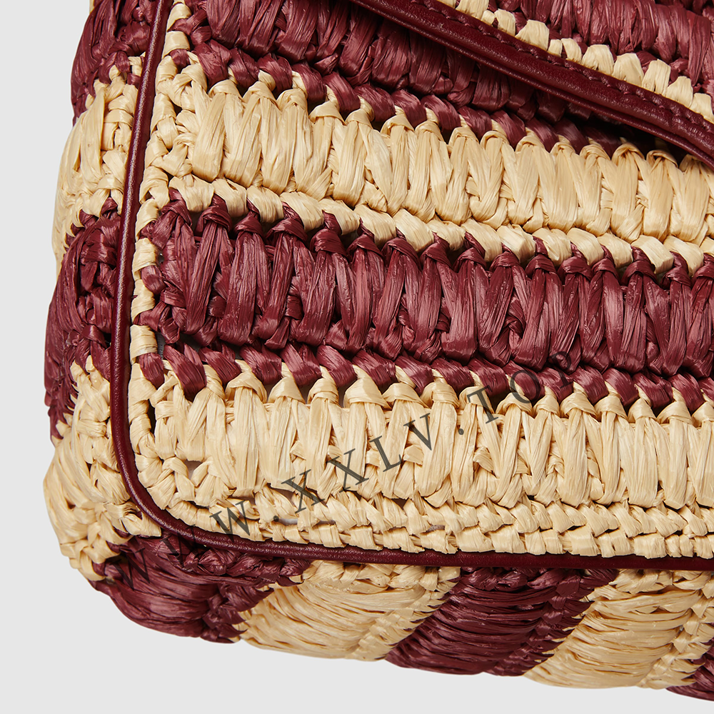 GG Marmont woven medium shoulder bag 443497 - Image 6