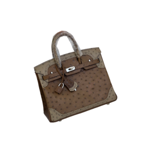 Birkin 25 (25*13*20cm)Pure hand work Ostrich skin 30#35#40#all support customization