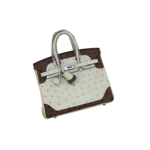 Birkin 25 (25*13*20cm)Pure hand work Ostrich skin  30#35#40#all support customization