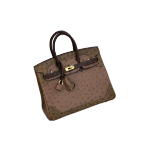 Birkin 25 (25*13*20cm)Pure hand work Ostrich skin  30#35#40#all support customization