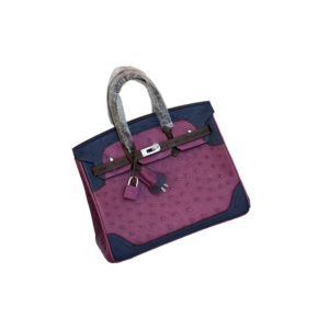 Birkin 25 (25*13*20cm)Pure hand work Ostrich skin  30#35#40#all support customization
