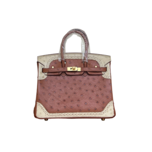 Birkin 25 (25*13*20cm)Pure hand work  Ostrich skin  30#35#40#all support customization