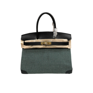 Birkin 25 (25*13*20cm) Pure hand work Canvas cloth  30#35#40#45# can be customized
