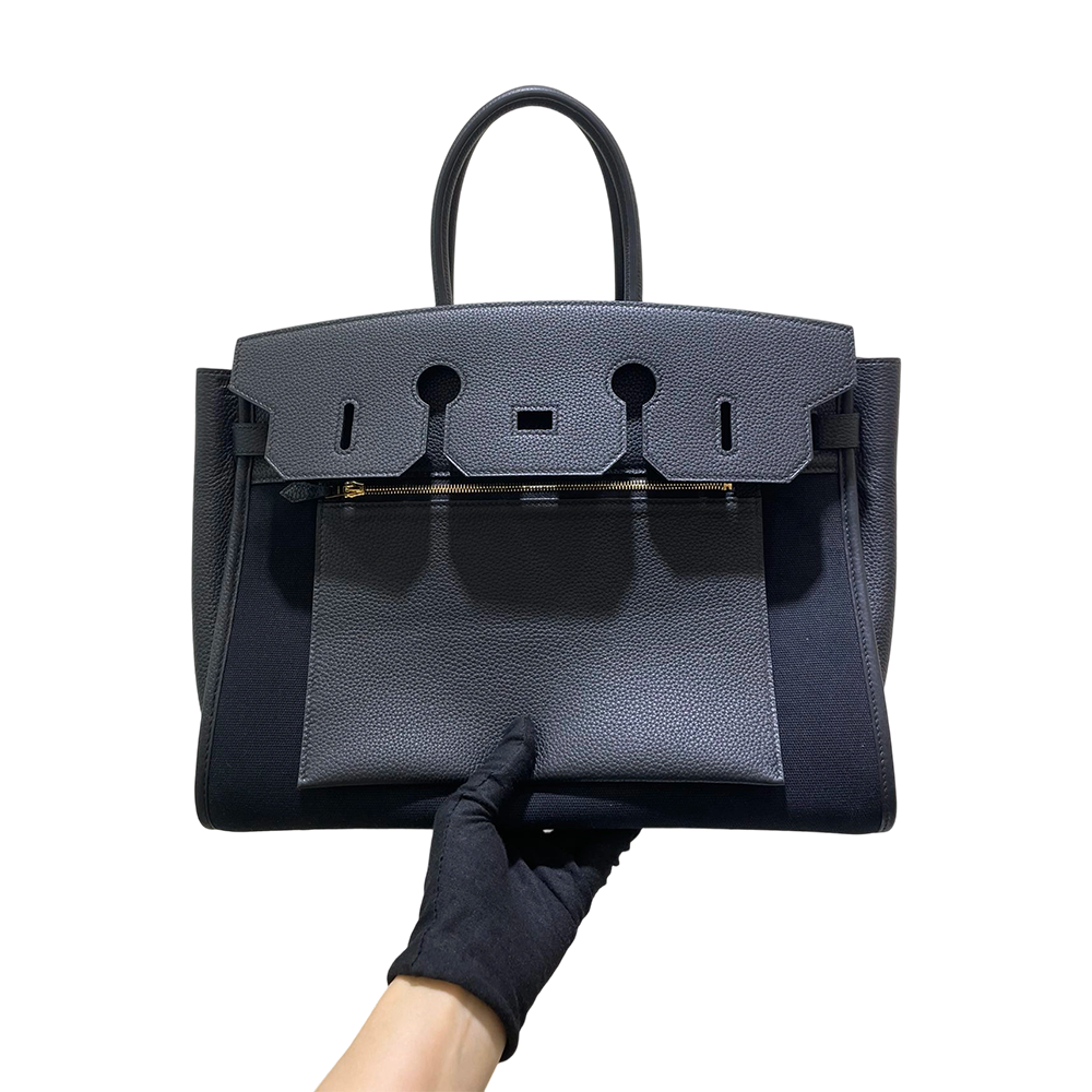 Birkin 35 The new Package King TOGO leather + canvas Pure hand work