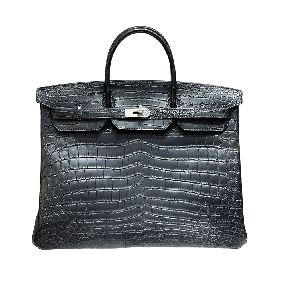 Birkin 40(40-30-21CM) Pure hand work Nile Crocodile Four oversized alligator skins Other colors can be customized