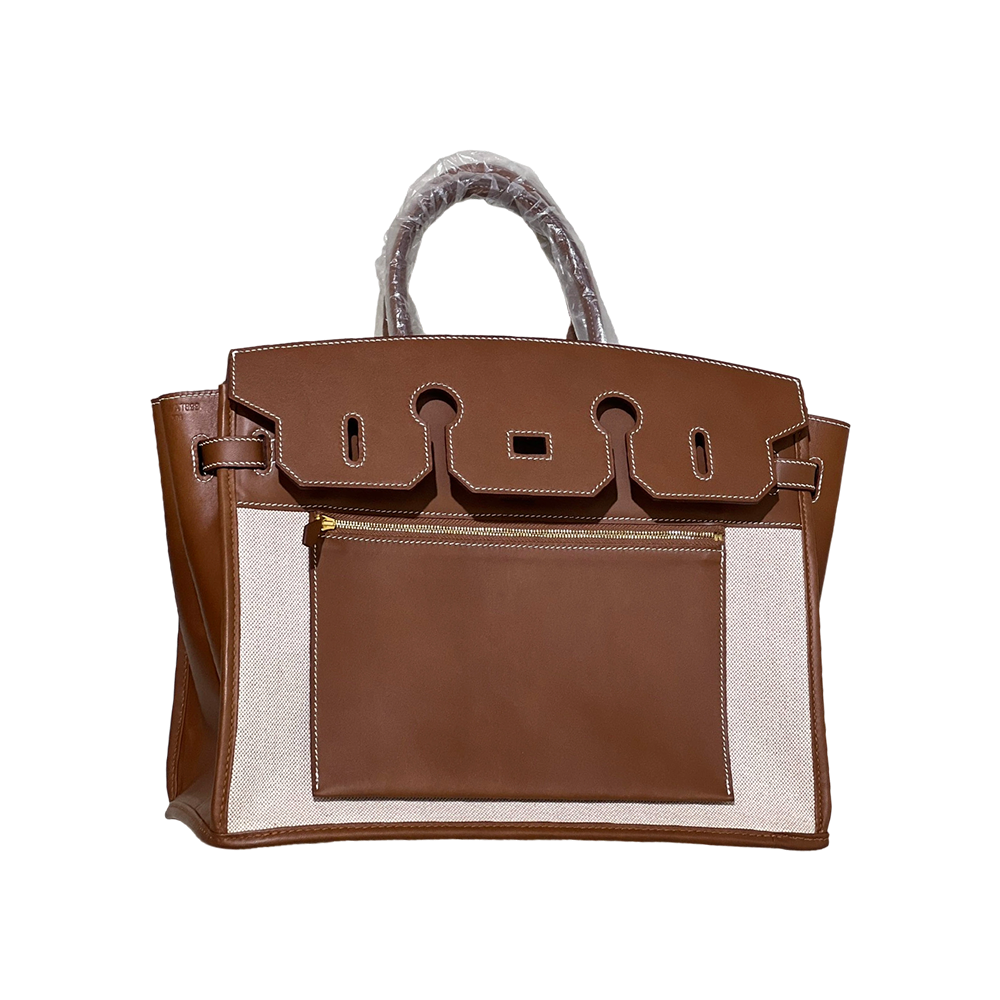 Birkin 35 The new Package King TOGO leather + canvas Pure hand work
