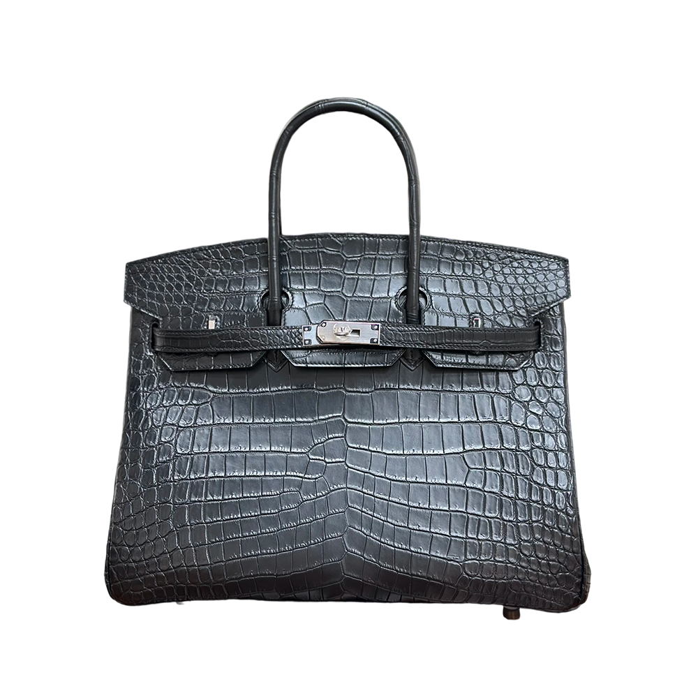 Birkin 35(35-25-18CM) Pure hand work Inner seam Three pieces of skin Nile Crocodile Other colors can be customized