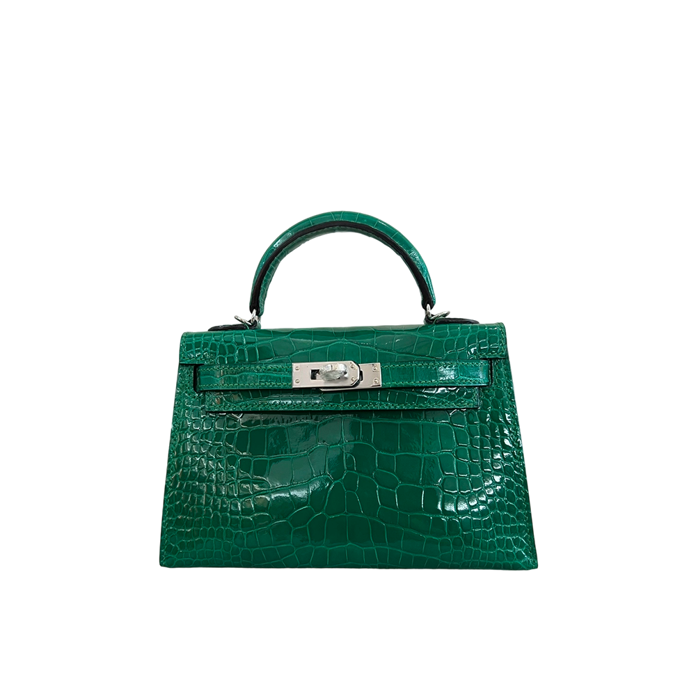 Kelly Mini19(19-12-5.5CM) Pure hand work Nile Crocodile 19#22#25#28#32#35#40# can be customized