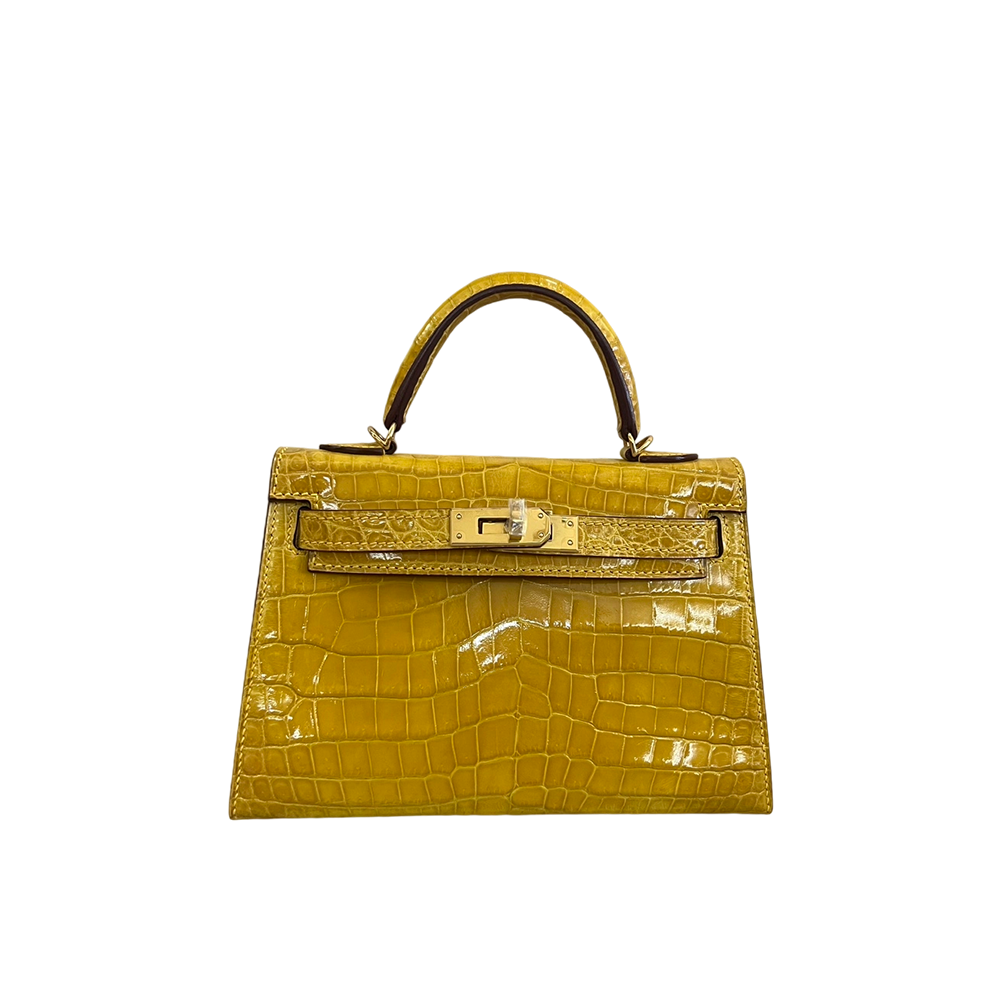 Kelly Mini19(19-12-5.5CM) Pure hand work Gold buckle|Silver buckle 19#22#25#28#32#35#40# can be customized
