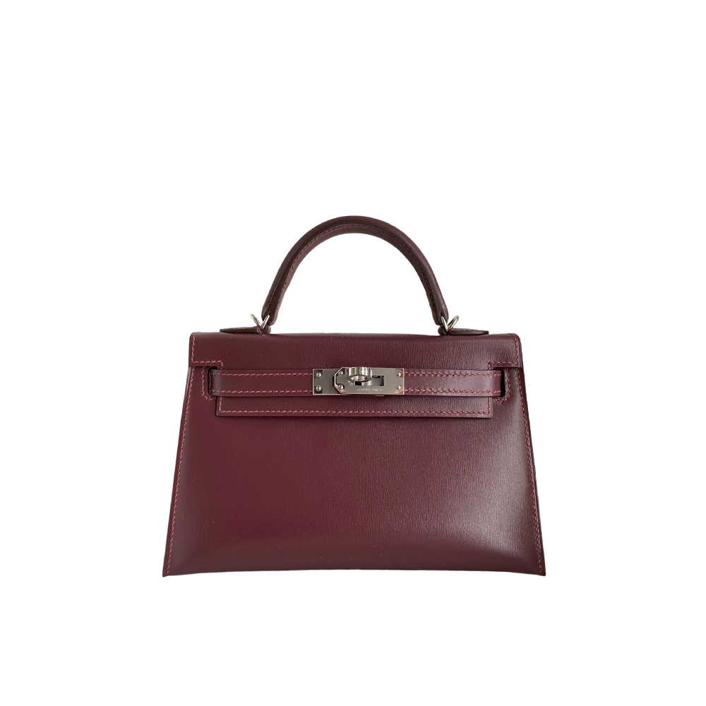 Kelly Mini19(19-12-5.5CM) Pure hand work BOX leather 19#22#25#28#32#35#40# can be customized