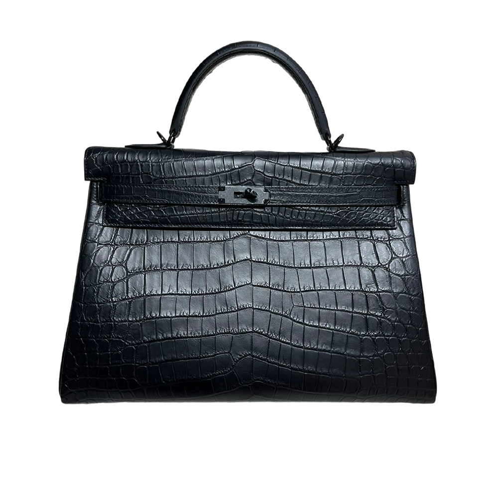 kelly 35 (35*24*12cm) Pure hand work Inner seam American Crocodile 19#22#25#28#32#35#40 and other colors can be customized