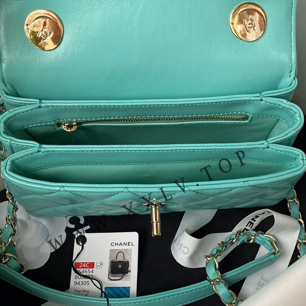 AS4654 Flap Bag with Top Handle - Image 4