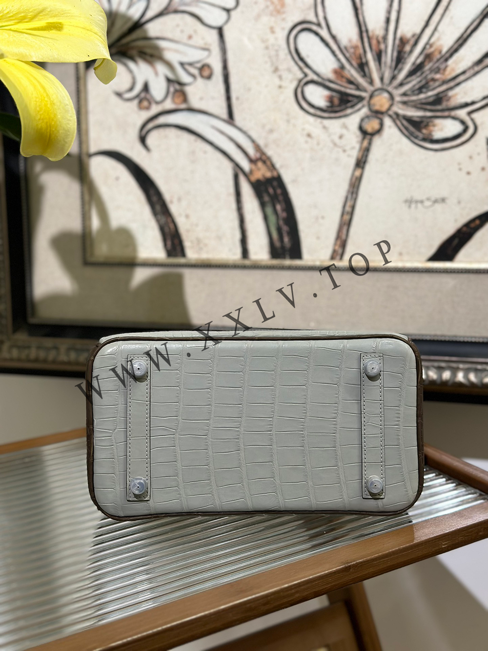 Birkin 25 (25*13*20cm)Pure hand work American alligator skin 30#35#40#all support customization - Image 2