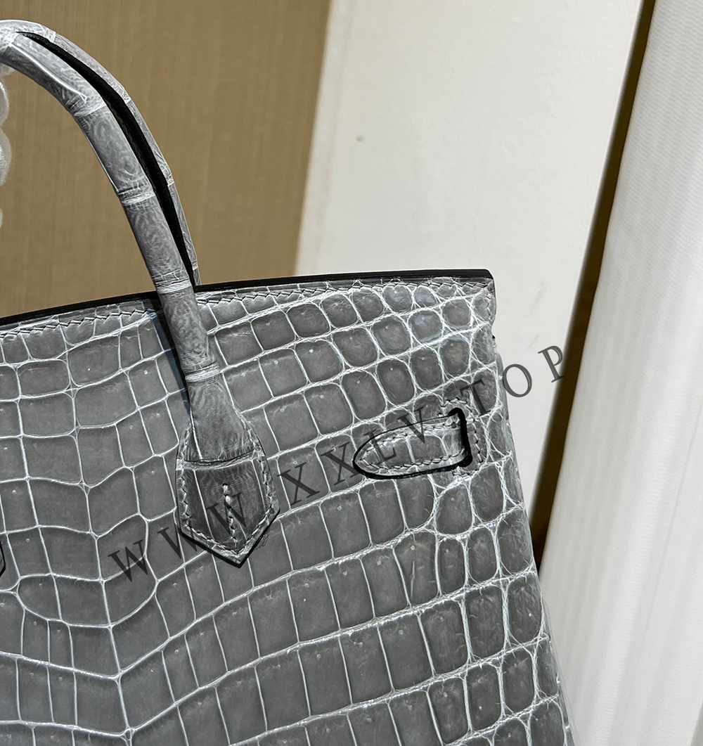 Birkin 25 (25*13*20cm)Pure hand work American alligator skin 30#35#40#all support customization - Image 5