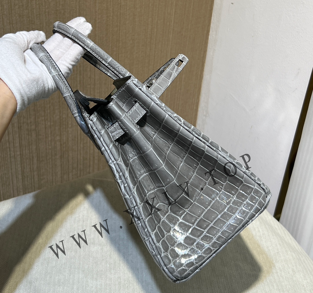 Birkin 25 (25*13*20cm)Pure hand work American alligator skin 30#35#40#all support customization - Image 4