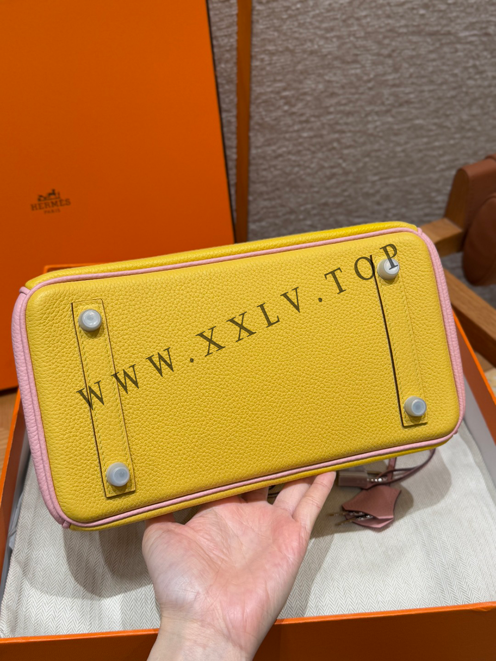 Birkin 25 (25*13*20cm)Pure hand work Inner seam TOGO leather 30#35#40#all support customization - Image 6