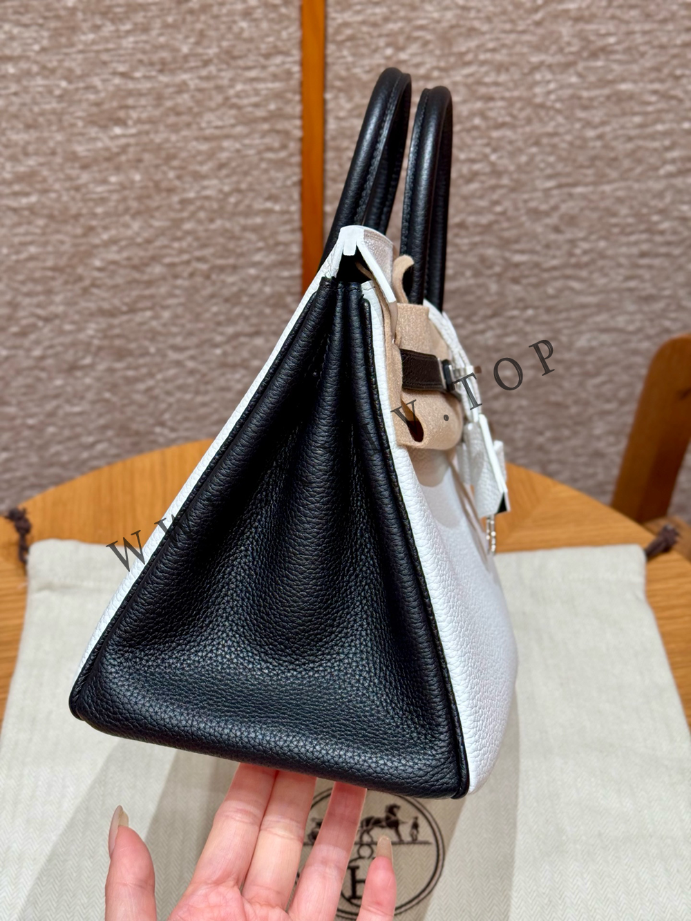 Birkin 25 (25*13*20cm)Pure hand work Inner seam TOGO leather 30#35#40#all support customization - Image 7