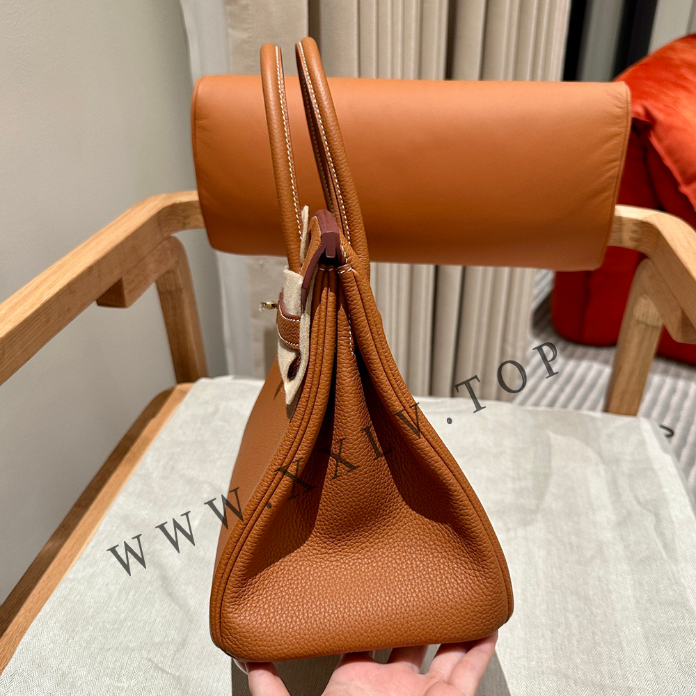 Birkin 25 (25*13*20cm)Pure hand work Inner seam TOGO leather 30#35#40#all support customization - Image 7