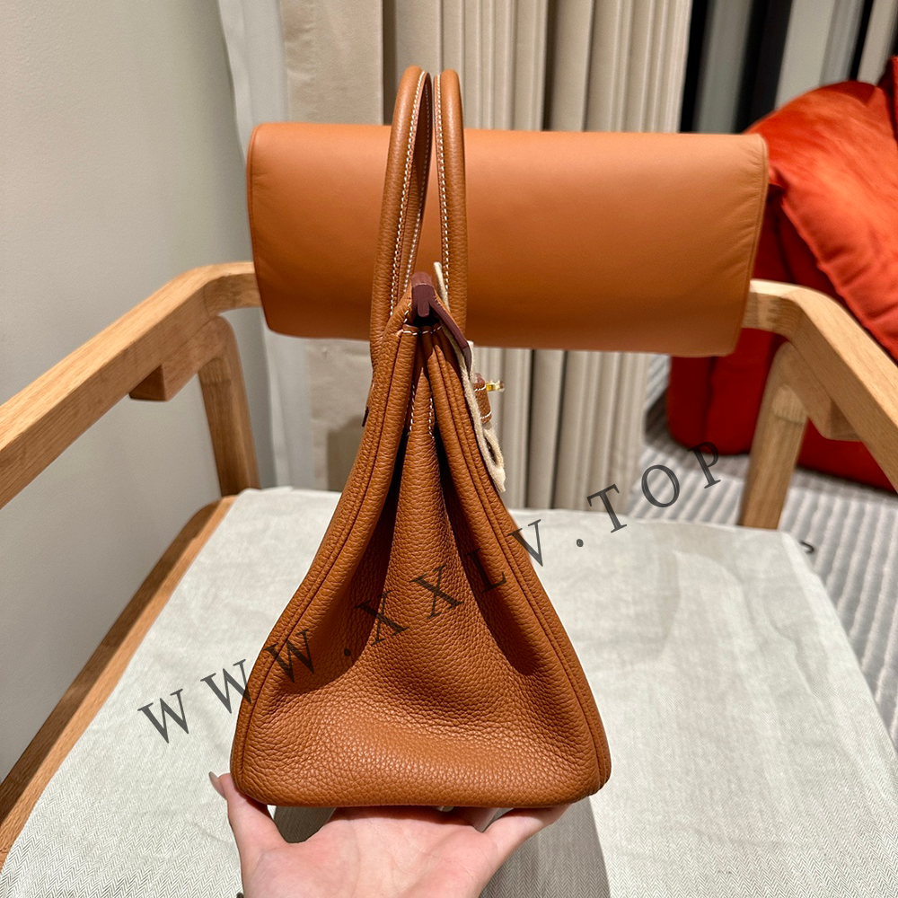 Birkin 25 (25*13*20cm)Pure hand work Inner seam TOGO leather 30#35#40#all support customization - Image 6