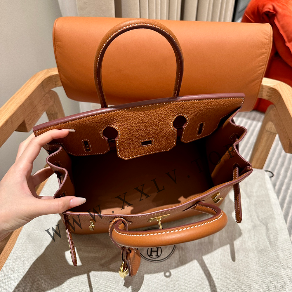 Birkin 25 (25*13*20cm)Pure hand work Inner seam TOGO leather 30#35#40#all support customization - Image 3