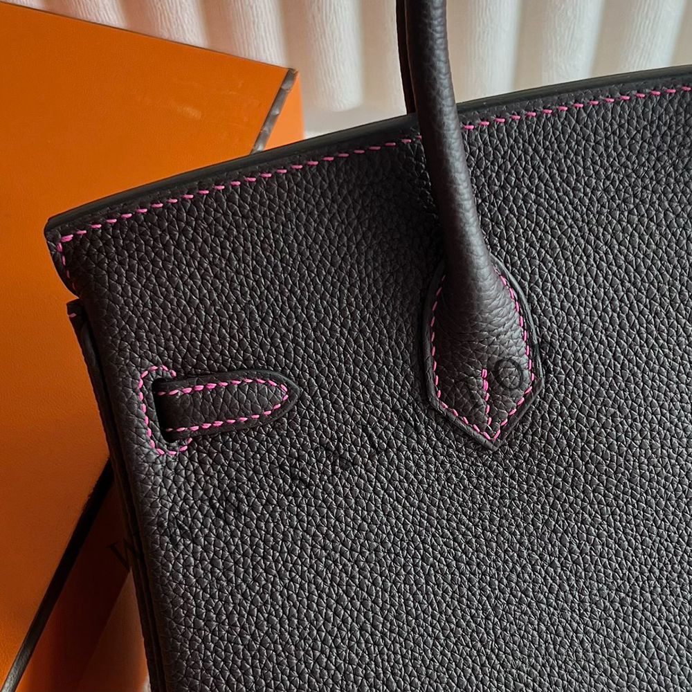 Birkin 25 (25*13*20cm)Pure hand work Inner seam TOGO leather 30#35#40#all support customization - Image 5