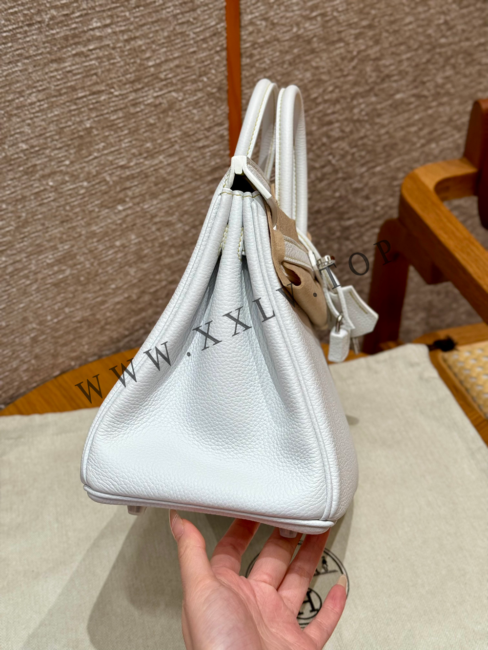 Birkin 25 (25*13*20cm)Pure hand work Inner seam TOGO leather 30#35#40#all support customization - Image 5