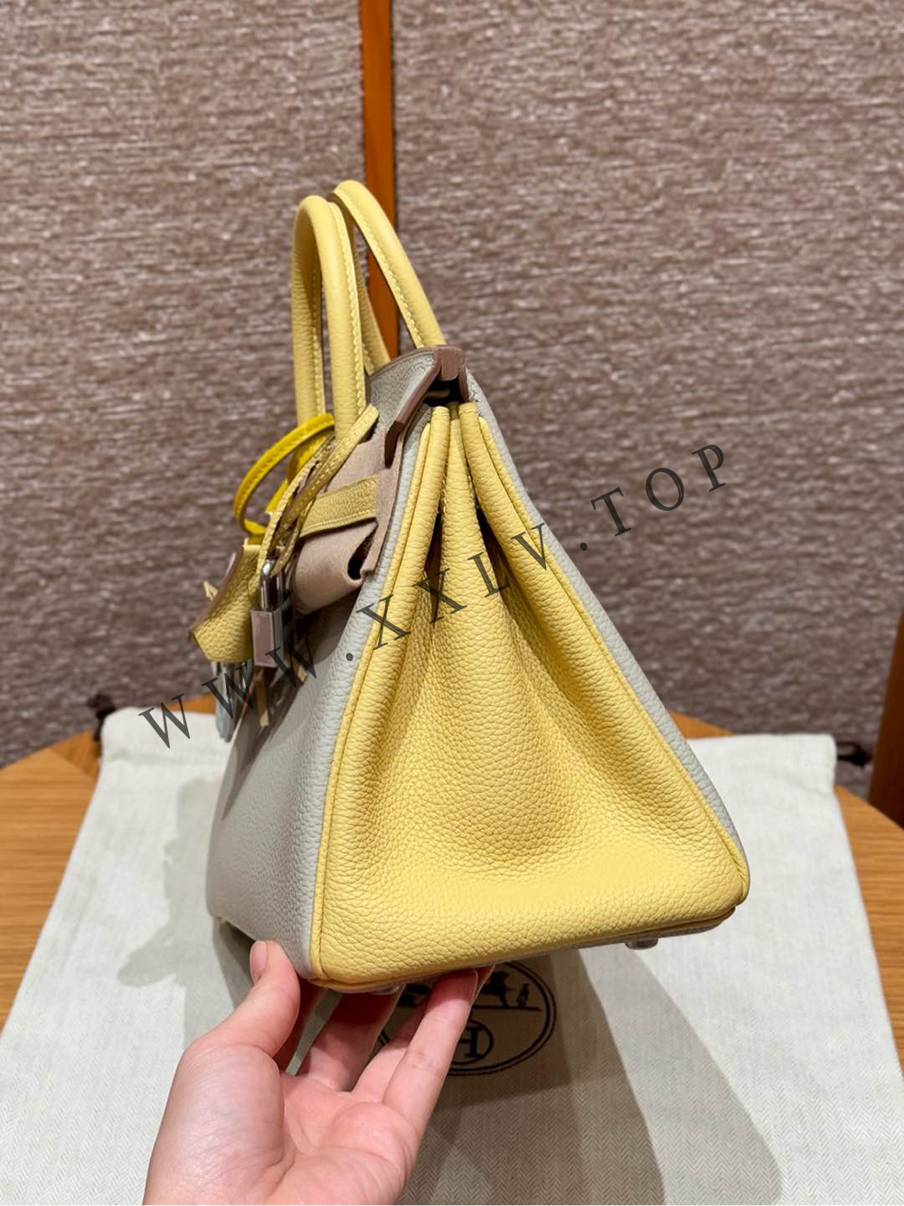 Birkin 25 (25*13*20cm)Pure hand work Inner seam TOGO leather 30#35#40#all support customization - Image 5