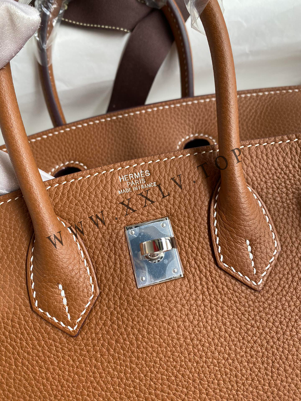 Birkin 25 (25*13*20cm)Pure hand work Inner seam TOGO leather 30#35#40#all support customization - Image 5