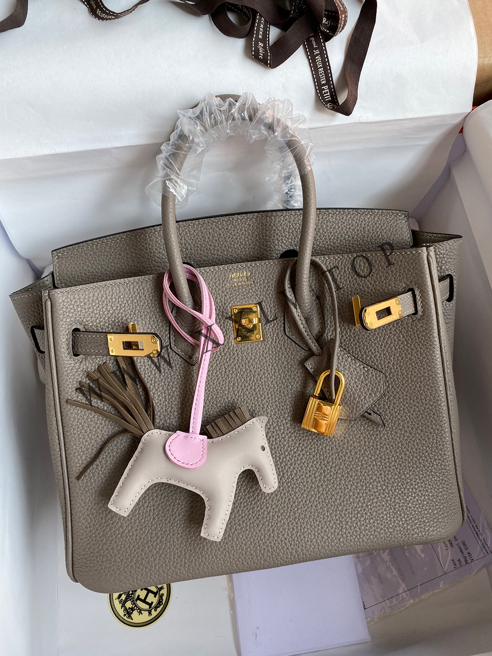 Birkin 25 (25*13*20cm)Pure hand work Inner seam TOGO leather 30#35#40#all support customization - Image 2