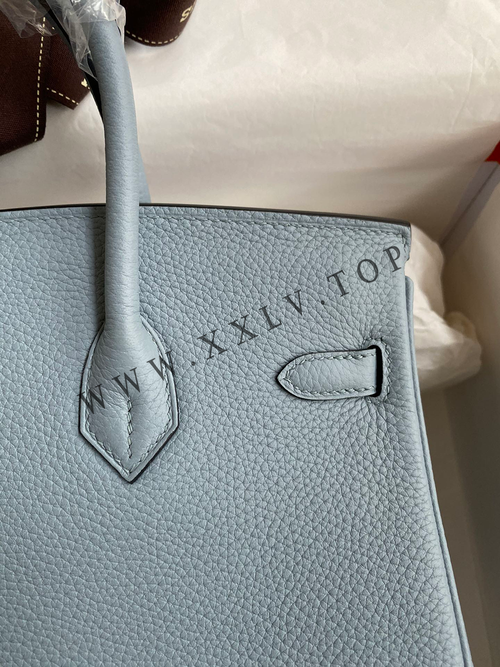 Birkin 25 (25*13*20cm)Pure hand work Inner seam TOGO leather 30#35#40#all support customization - Image 7