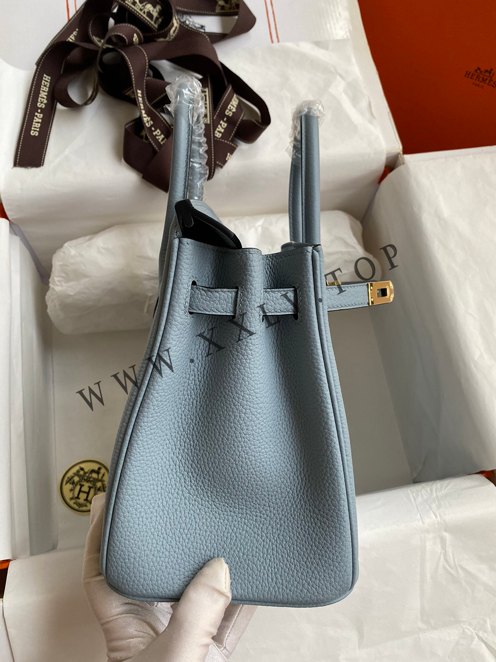 Birkin 25 (25*13*20cm)Pure hand work Inner seam TOGO leather 30#35#40#all support customization - Image 5