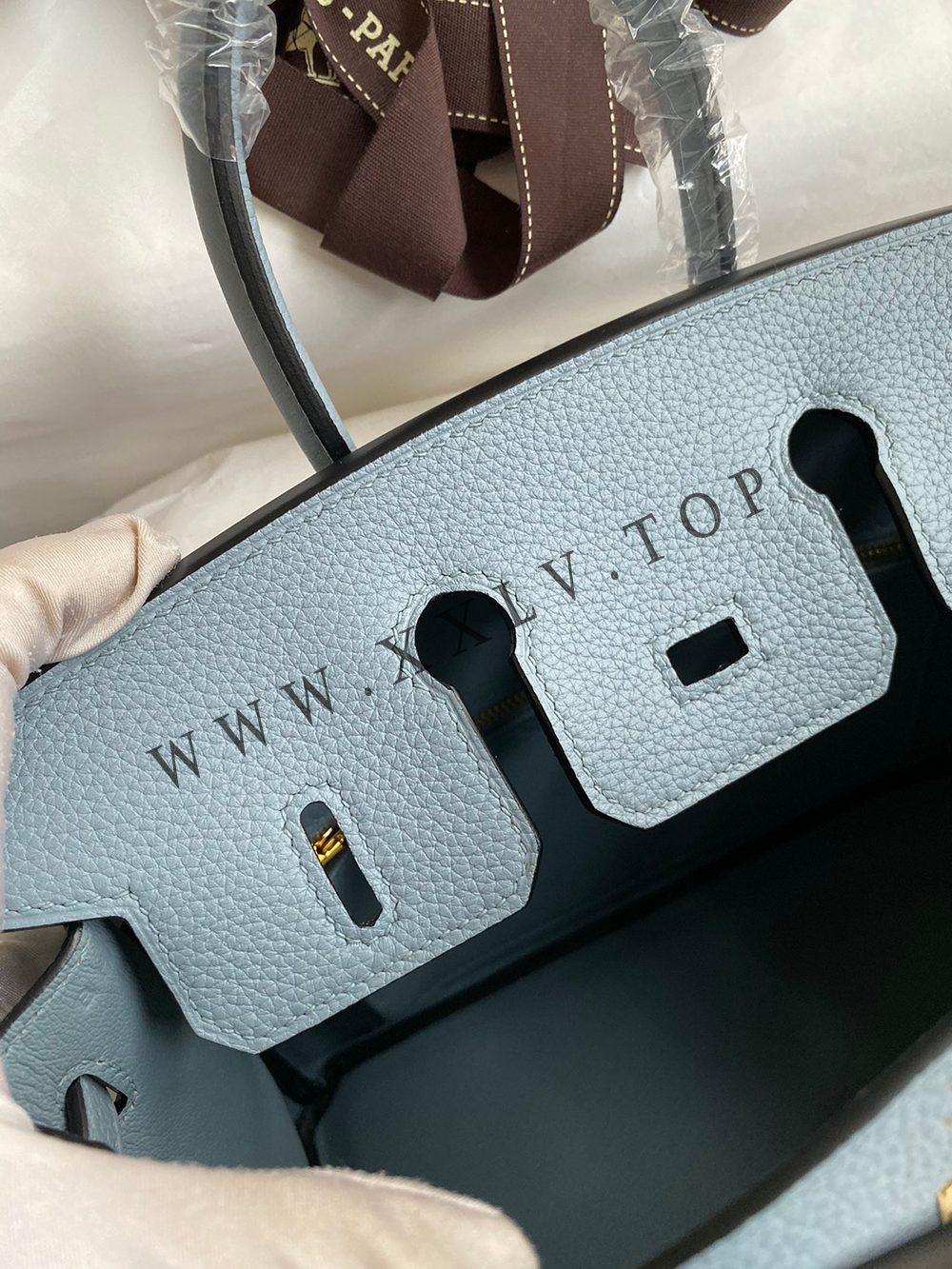 Birkin 25 (25*13*20cm)Pure hand work Inner seam TOGO leather 30#35#40#all support customization - Image 3