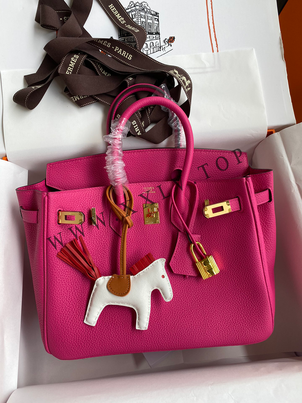 Birkin 25 (25*13*20cm)Pure hand work Inner seam TOGO leather 30#35#40#all support customization - Image 2