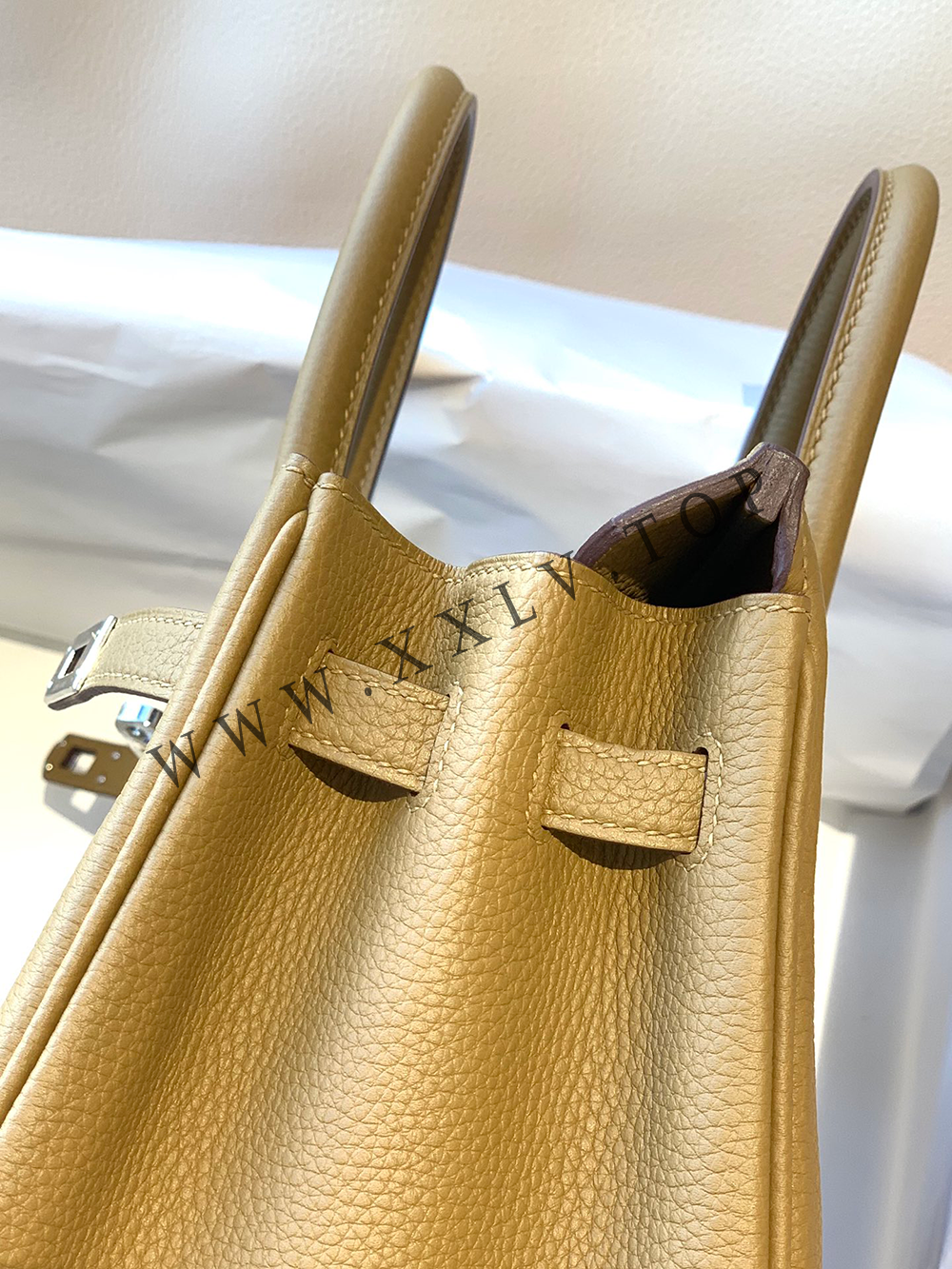Birkin 25 (25*13*20cm)Pure hand work Inner seam TOGO leather 30#35#40#all support customization - Image 7