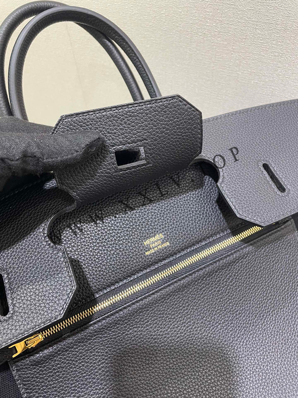 Birkin 35 The new Package King TOGO leather + canvas Pure hand work - Image 5