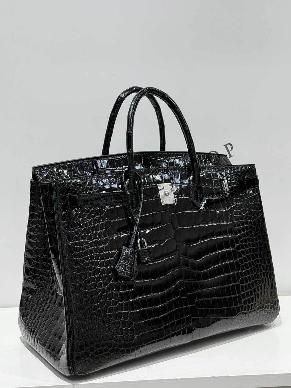 Birkin 40(40-30-21CM) Pure hand work Porosus Crocodile Four oversized alligator skins Other colors can be customized - Image 2