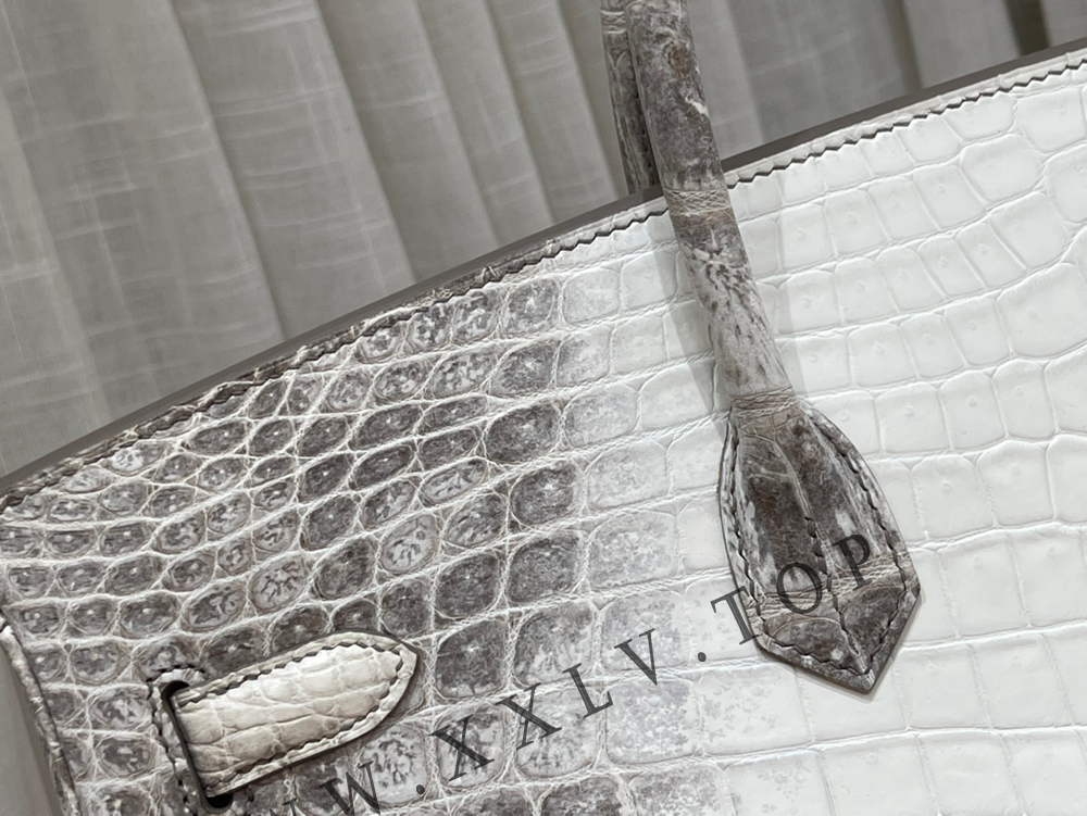 Birkin 40(40-30-21CM) Pure hand work Nile Crocodile Four oversized alligator skins Other colors can be customized - Image 7